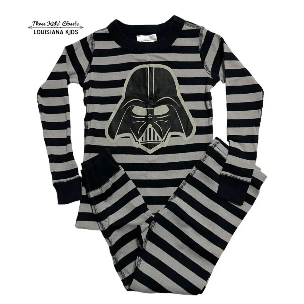 Hanna Andersson Sz 100 (4Y) Star Wars Darth Vader Pajamas